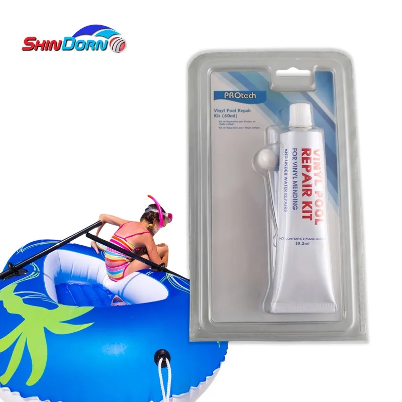Seam repair underwater vinyl swimming pool patches, plastic pvc swimming pool repair kits