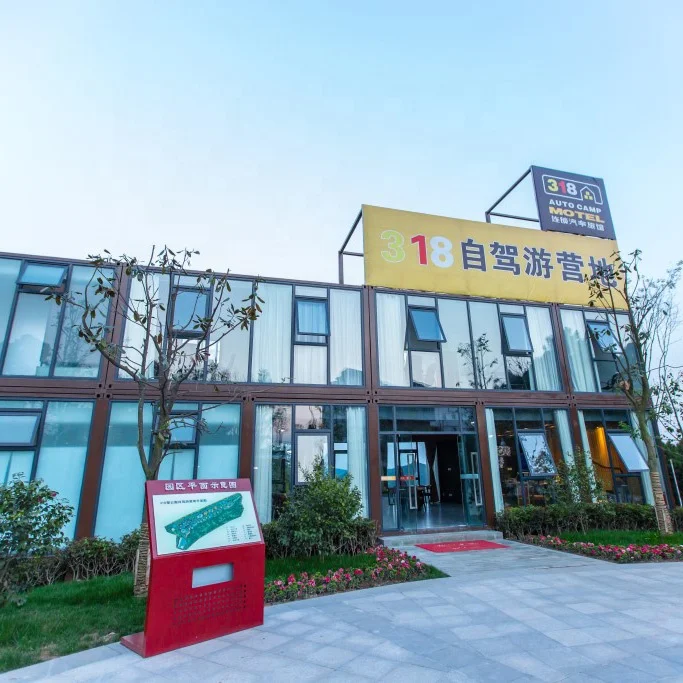 
luxury hotel prefab modular shipping container restaurant 