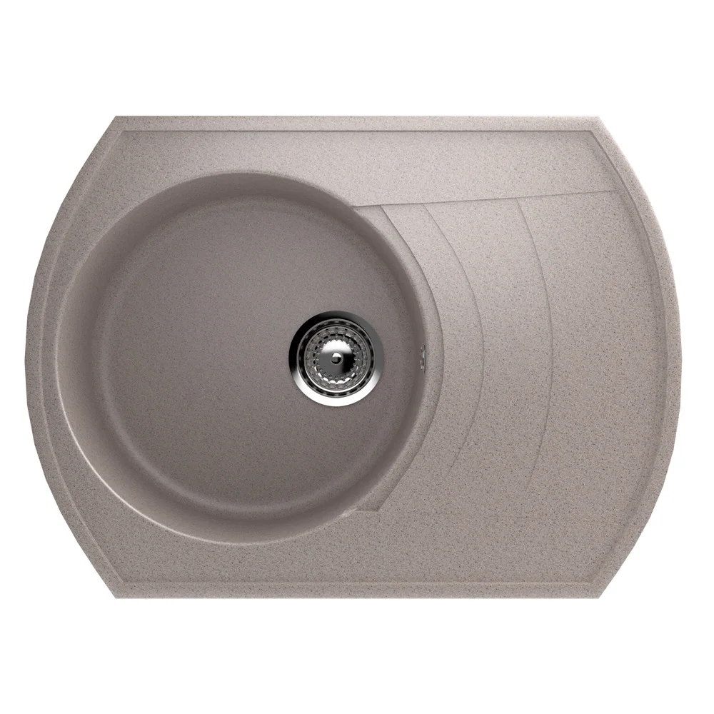 Good quality kitchen sink ULGRAN U-206 single reversible, stone sink