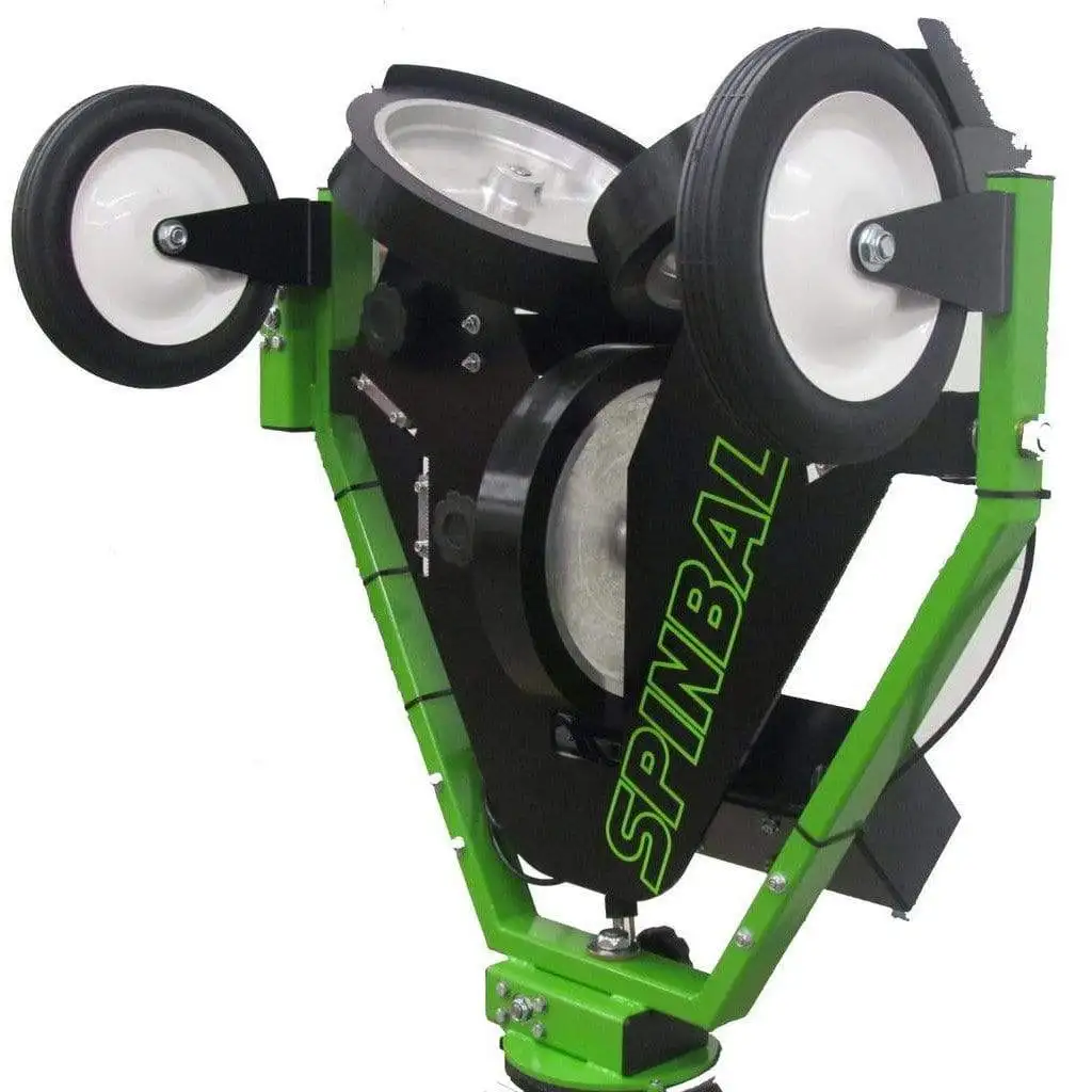 Authentic new_ Spin-ball 3-Wheel Baseball XL Pitching Machine