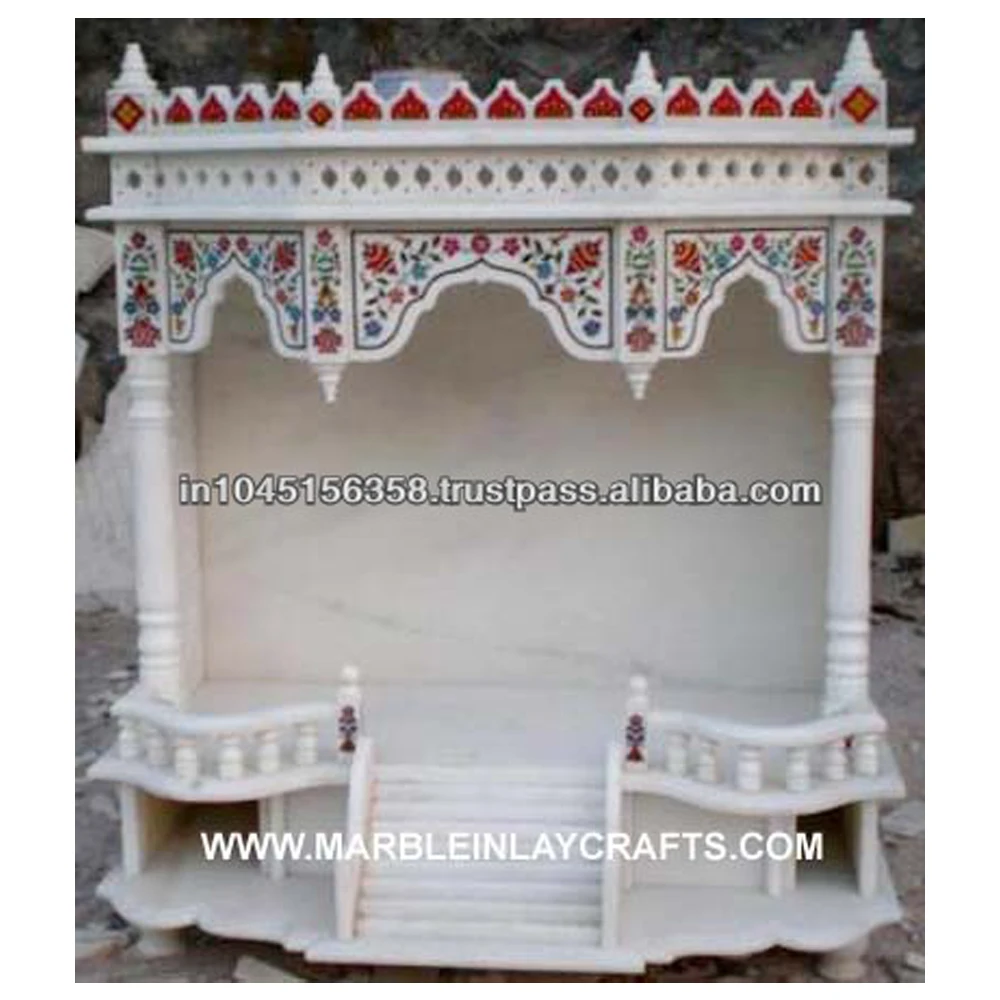 Beautiful Marble Inlay Temple Designs For Home