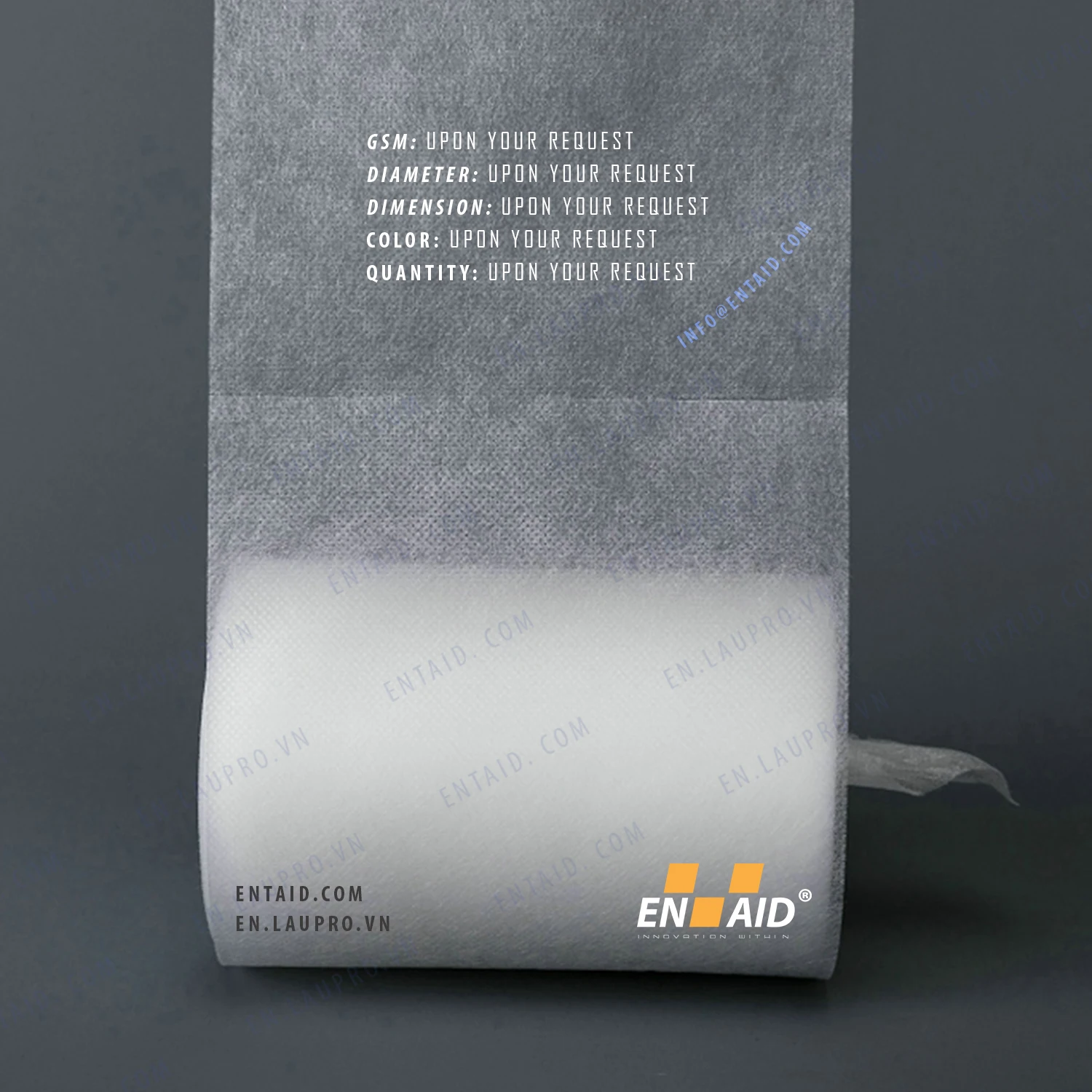 FREE CONSULTATION. High Quality Nonwoven Fabric Raw Materials in Large Rolls. Spunlace Viscose Polyester