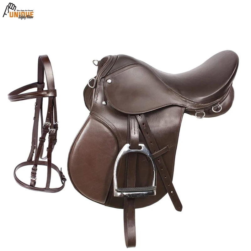 Седло для лошади из воловьей кожи в наличии