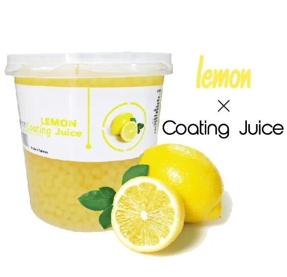 Taiwan bubble tea Lemon coating juice boba