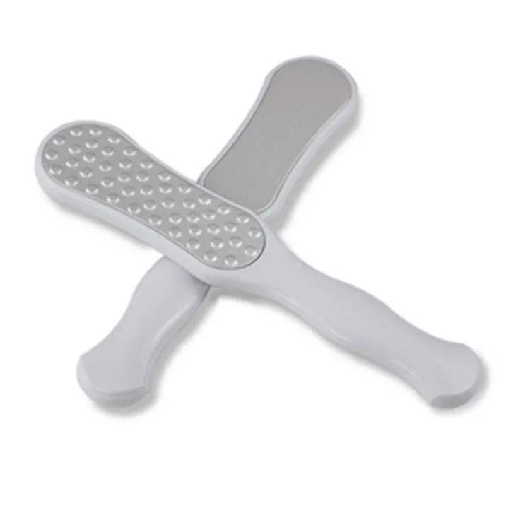 Double-Sided Wooden Plastic Metal Steel Handle Nail File Dead Skin Tools