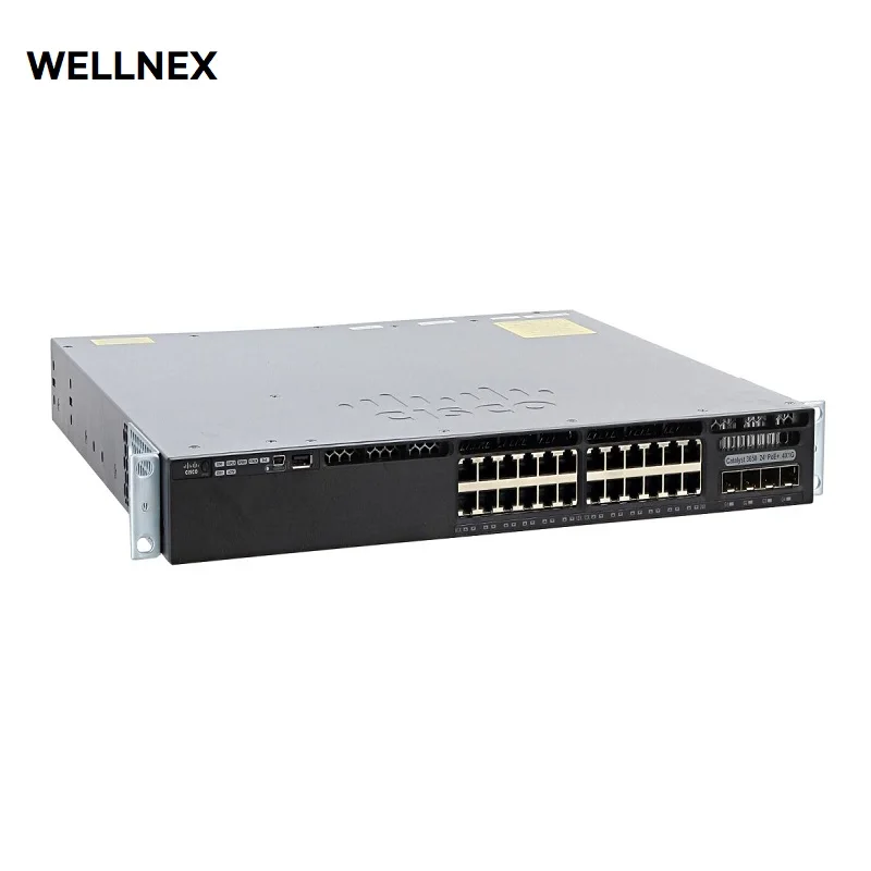 WS-C3650-24PS-E New Original Switch 3650 24 Ports Clean UK EU US Serial Number Ask for Refurbished Price and Availability