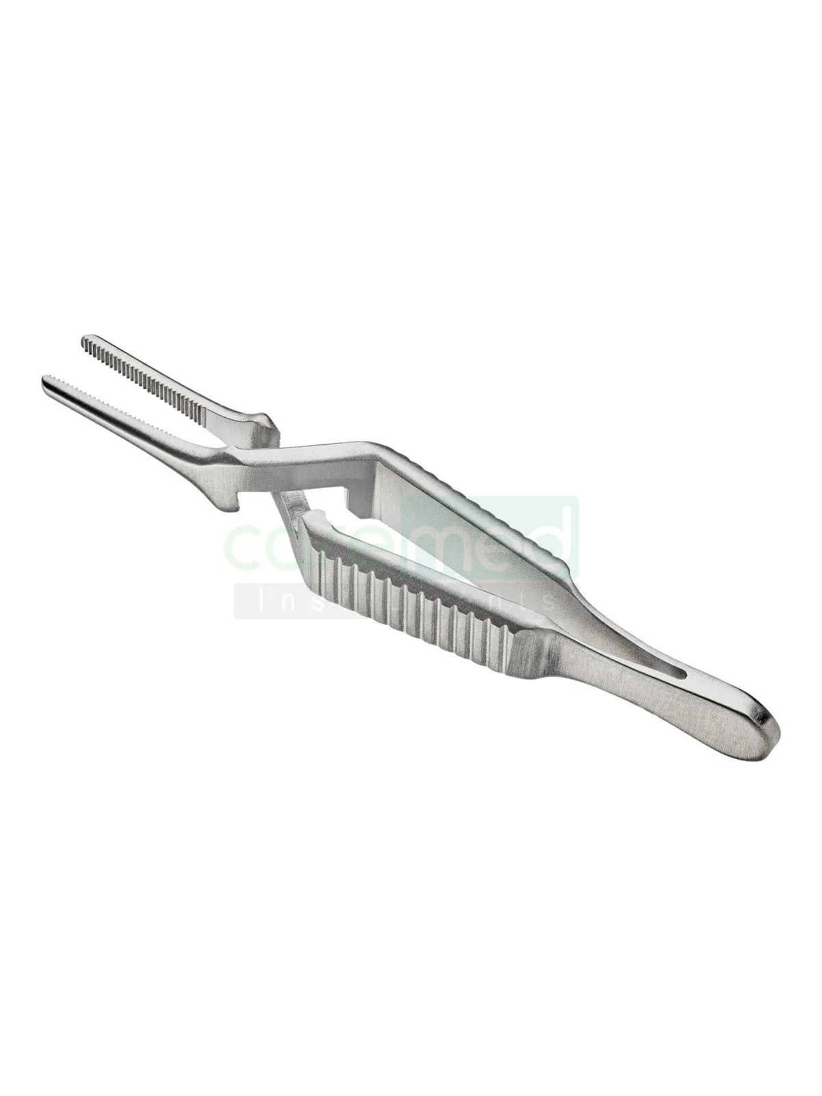 Curved/Straight Professional Stainless Steel Dieffenbach Bulldog Clamp 6.5cm Curved Serrated Tip Clamps | Caremed Instruments