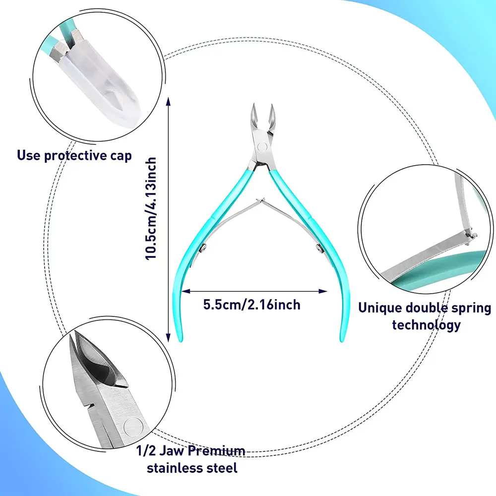OEM Service Cuticle Nail Nipper Dead Skin Remover Nipper Latest Design Stainless Steel Cuticle Nail Nipper