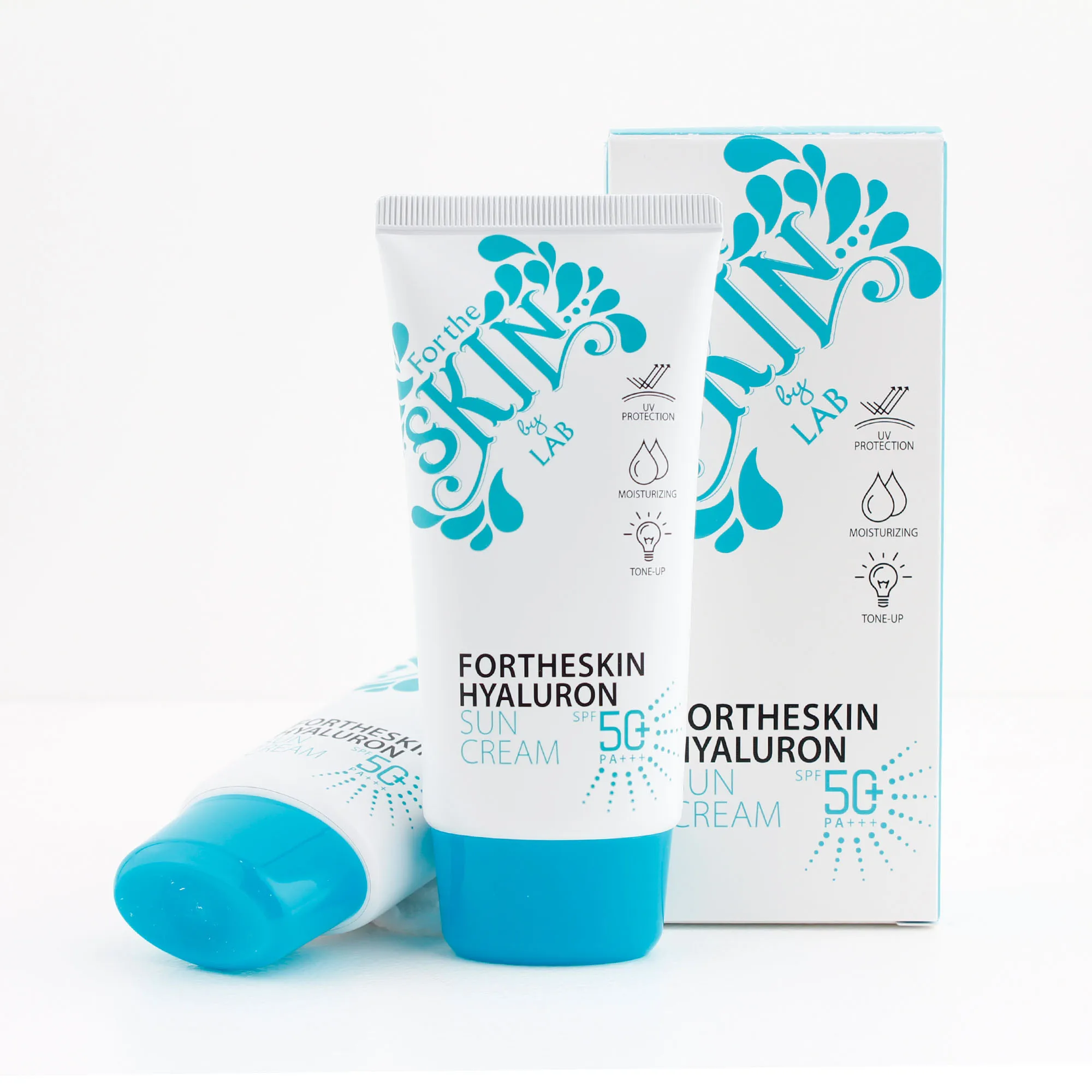 Hyaluronic Acid Sun Cream Balances Oil&Moisture Sun Protector Lotion Sunscreen for Face&Body Lightweight Formula All Skin Types