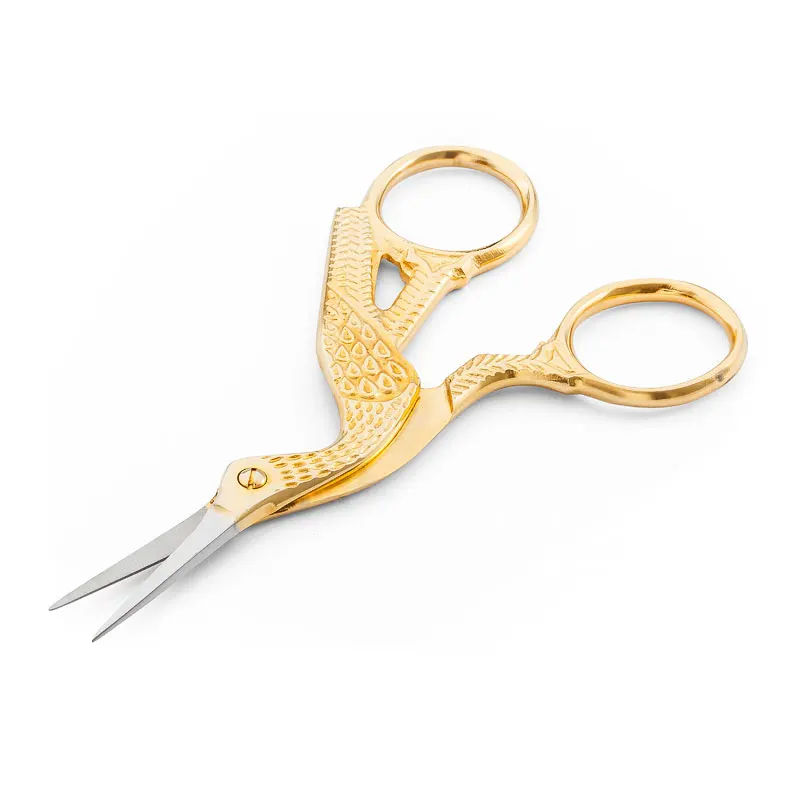 
Новинка 2021, лидер продаж, ножницы для кутикулы с вышивкой золотого цвета/ножницы 3,5 дюйма/Необычные ножницы для вышивки 