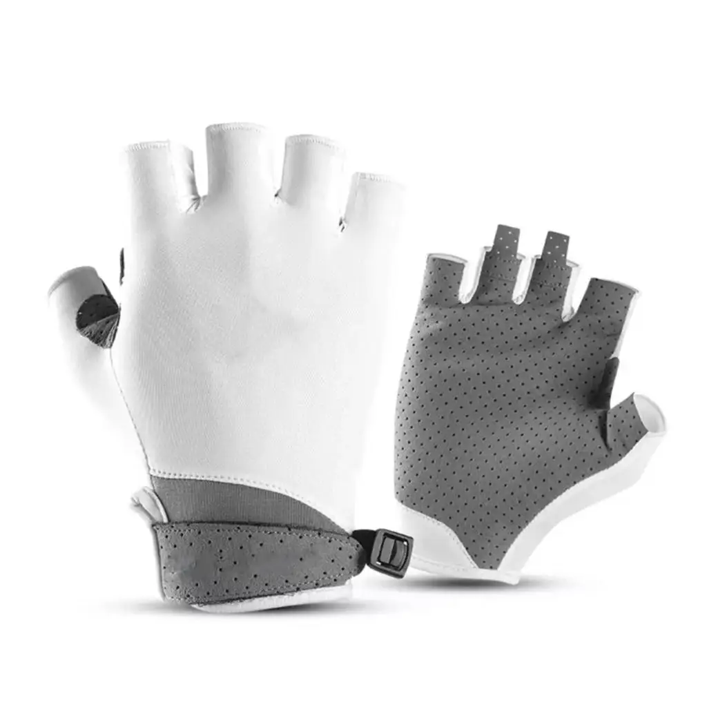 High quality customized made short finger sailing boating gloves for men women