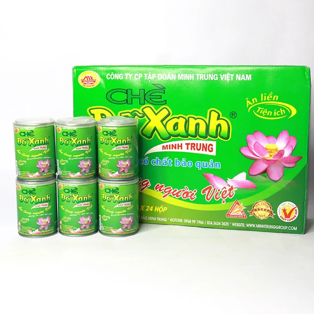 Canned Food  instant Green bean gruel from Minh Trung Vietnam - No preservative