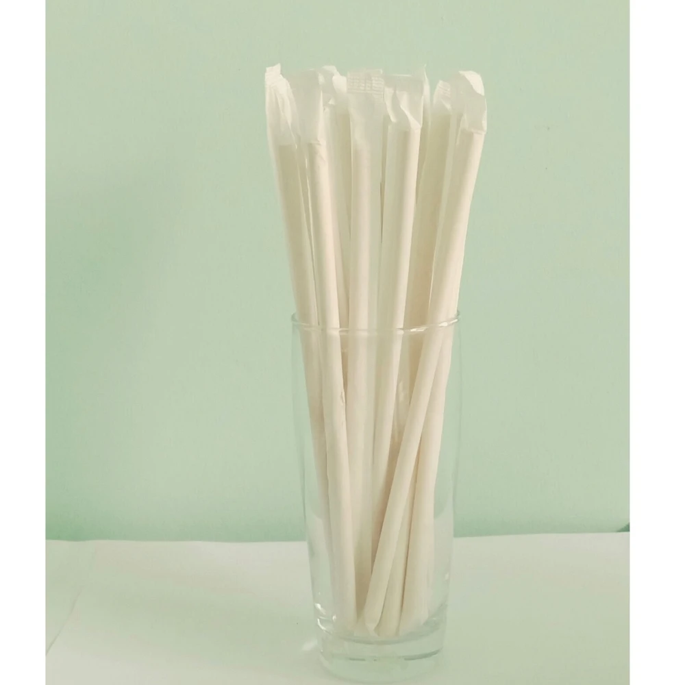 Eco-friendly Coconut Straw, Bio-degradable Disposable Drinking Straws from Fresh Coconuts Water for Serving drinks