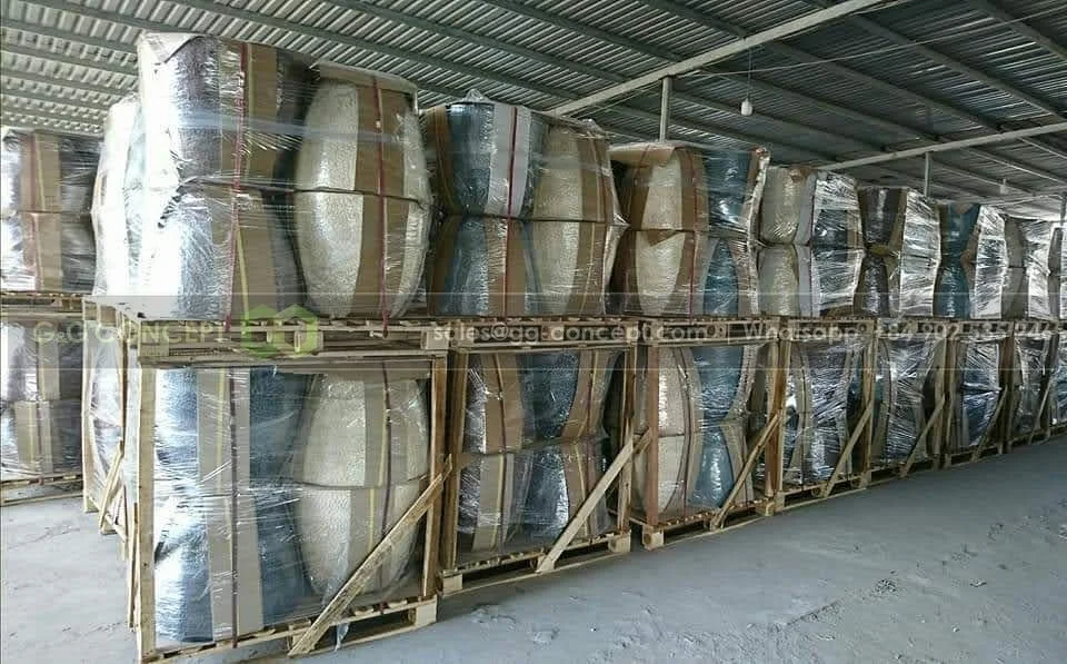 Круглый горшок из фибры набор 3 круглых горшков для ваз поставщик горшечных растений