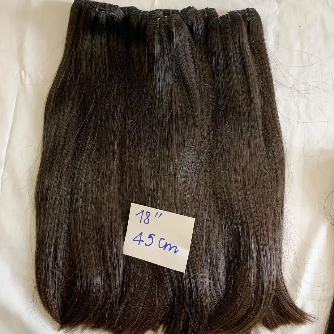 Double Weft Drawn Remy unprocessed wholesale 100% one donor Vietnamese human raw cuticle aligned virgin hair vendors
