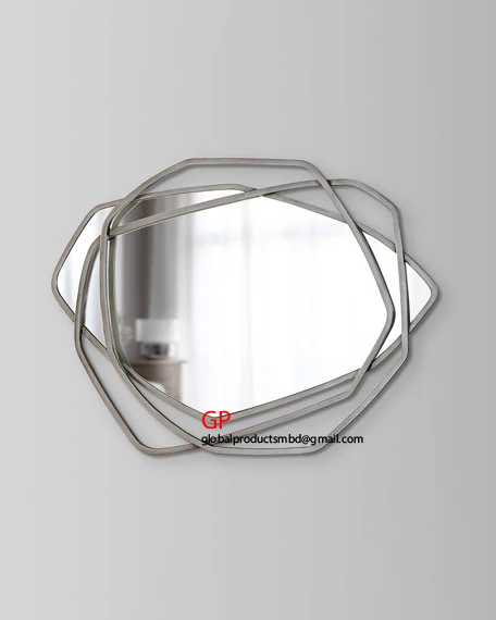 most luxury golden leaf wall mirror for interior