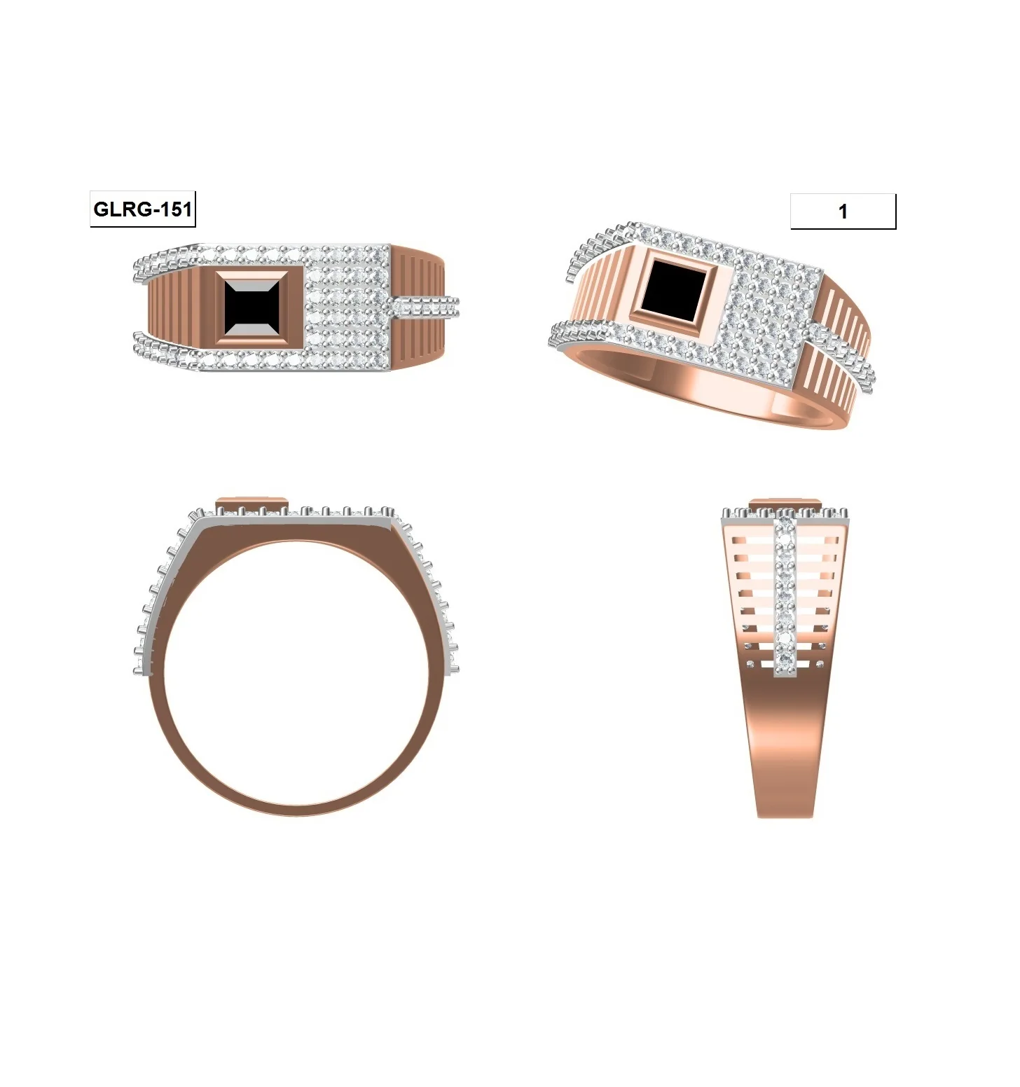 
5.06 Gm, European and American new design simple trend porcelain titanium women and men rings rose gold rings couples jewelry 