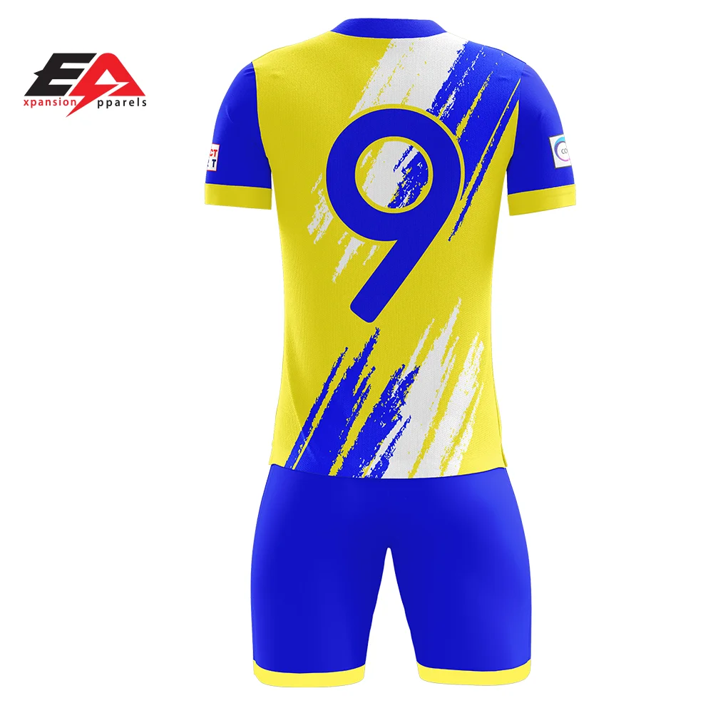 High Quality Customized Soccer Uniform Football Jersey Style Made of Durable Polyester Fabric Low MOQ Sublimation Sportswear