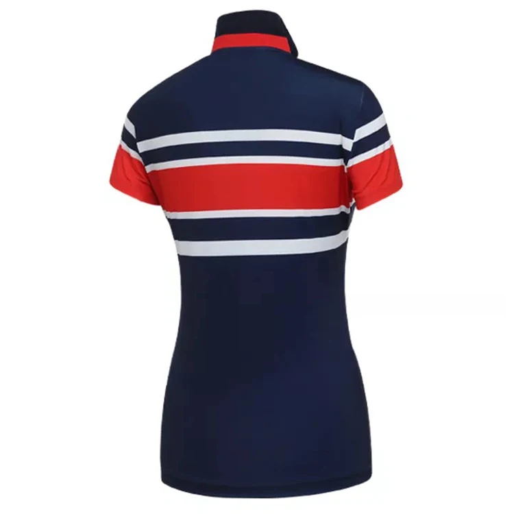 Fashionable Custom logo Comfortable size Women polo shirts