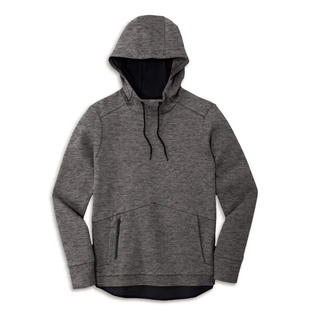  Двухслойный вязаный пуловер из хлопка со встроенными карманами кожаные куртки мужские повседневные с капюшоном