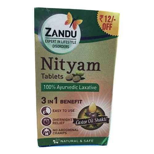 Zandu Nityam Tablet 30 таблеток травяные добавки nityam tablet медицинские
