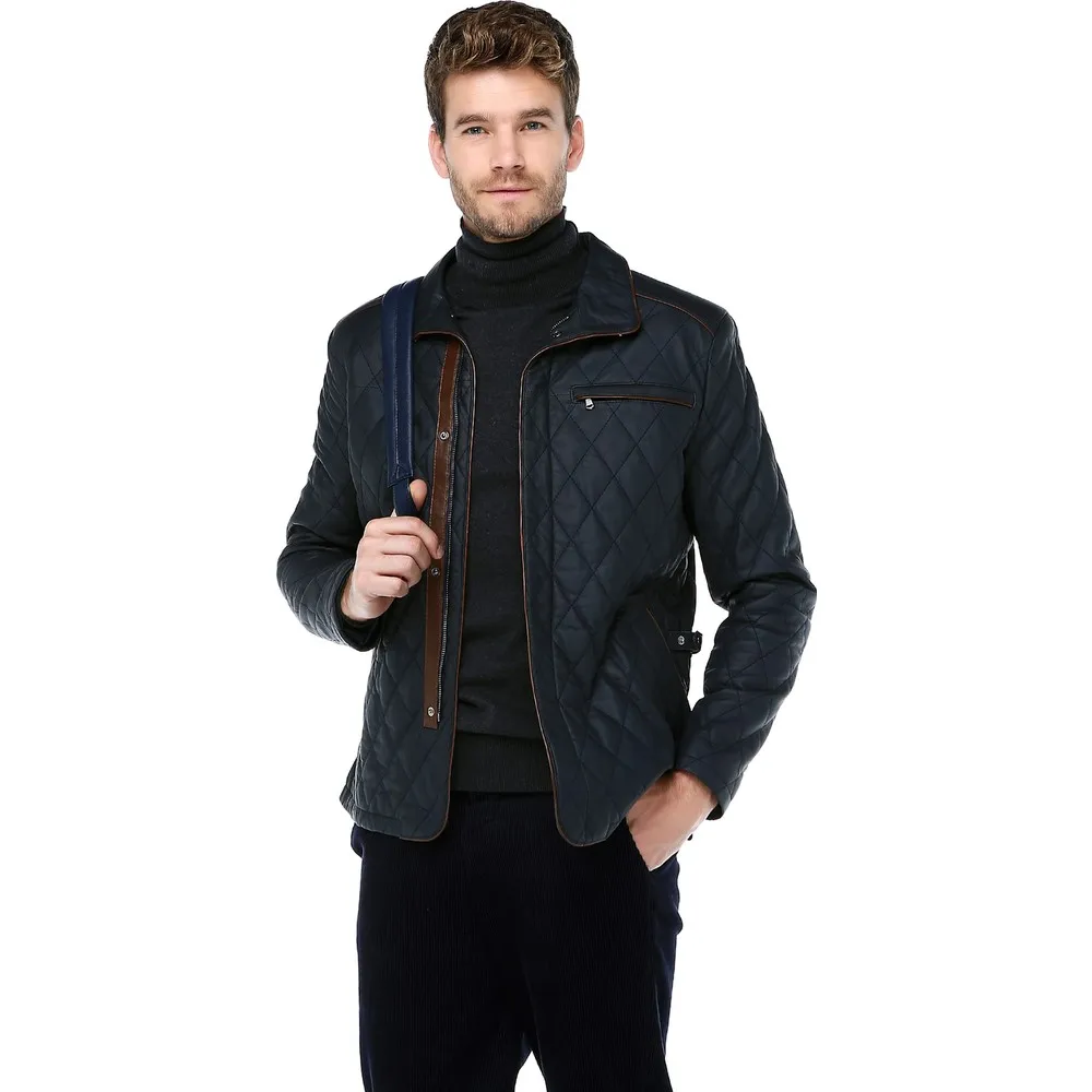 
Man Leather Jacket Made in Turkey 