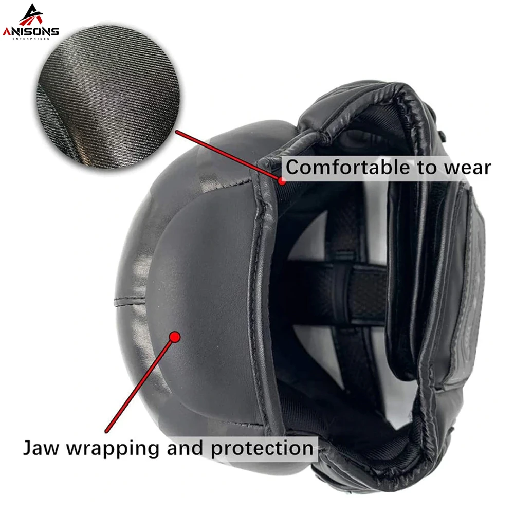 Best Quality Custom Professional Boxing Head Guards Comfortable Head Protection