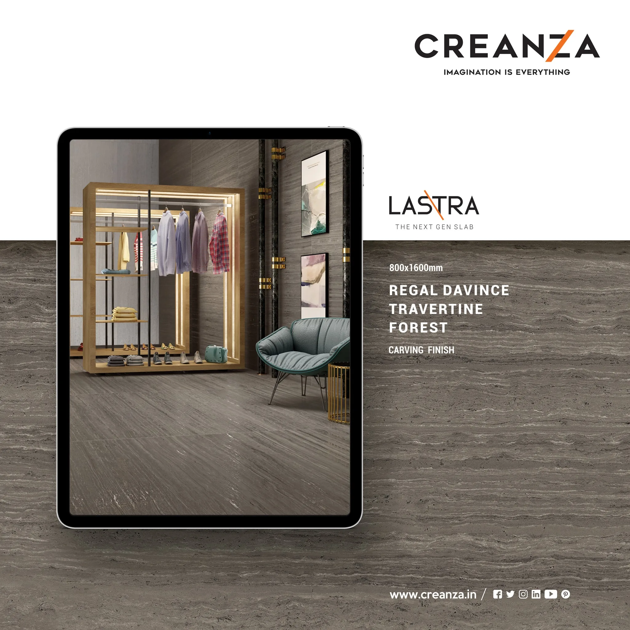 800x1600mm travertine forest slab carving surface for flooring and wall