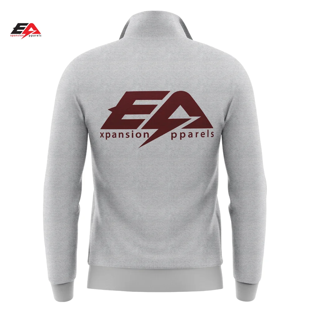 Мужская Спортивная одежда на заказ хлопковая молнии из двух предметов узкие спортивные штаны для футбола и бега тренировочные с рубашкой