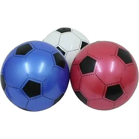 Оптовый Производитель лидер продаж высокое качество безопасный дешевый цветной пластиковый футбольный мяч для детей и по заводской цене