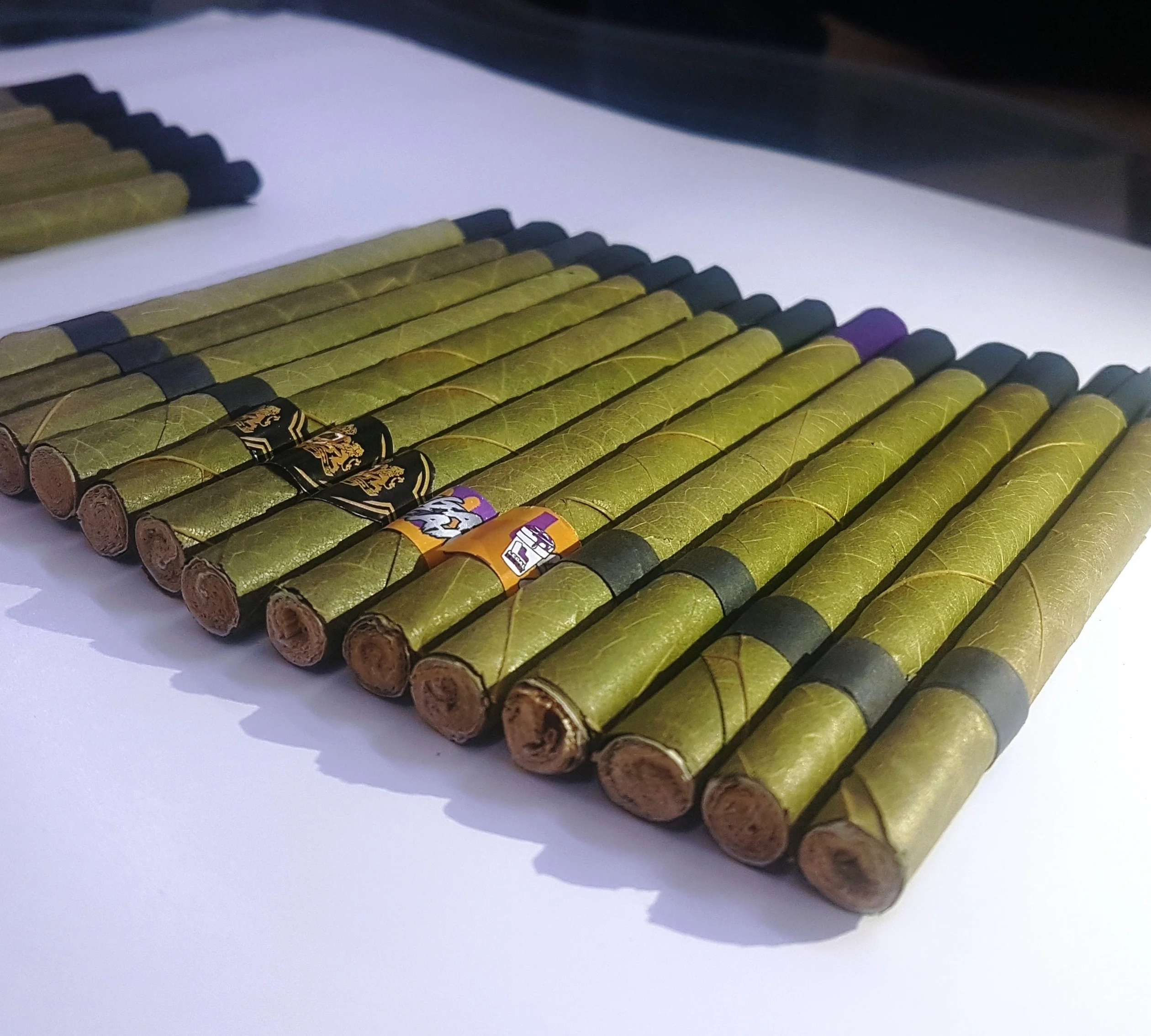 
Own your own brand this Year Pre rolled leaf Rolls in Your brand Tendu Cordia King leaf palm OEM Custom Cones for USA 