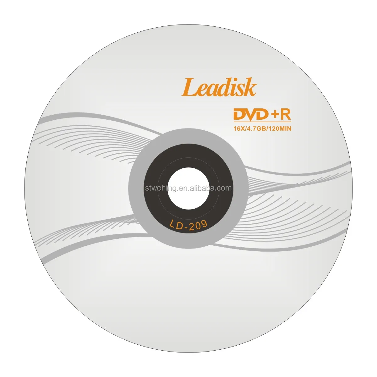 Leadisk blank dvd-r/blank dvdr/wholesale/blank dvd 50pcs spindle/shrink wrap with clear wheel