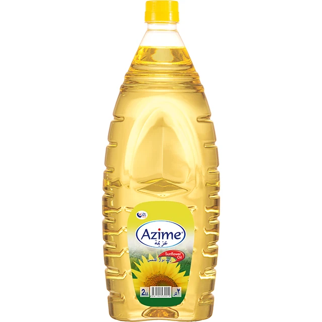 
Чистое подсолнечное масло Azime 2L овальное рафинированное подсолнечное масло 