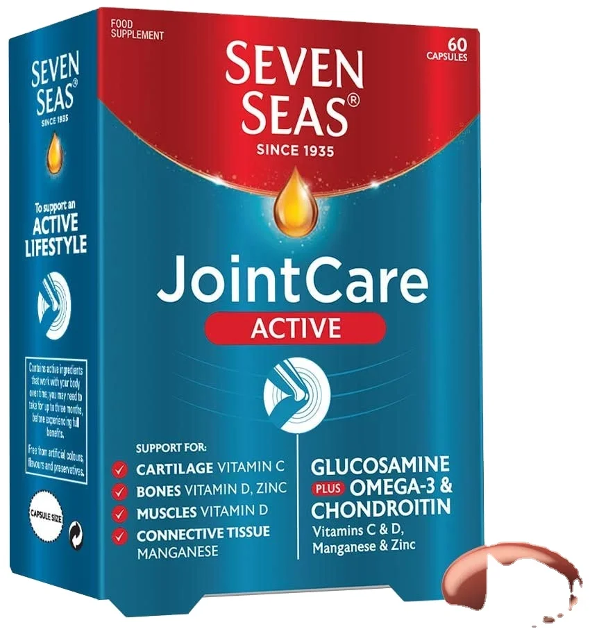 SevenSeas Jointcare активные капсулы 60 пищевая добавка для поддержки кости мышц и соединительных мышц (EAN 5012335868908)