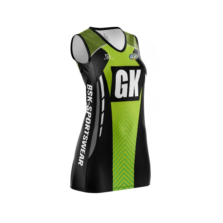 Ladies 100% polyester Netball dress on sale
