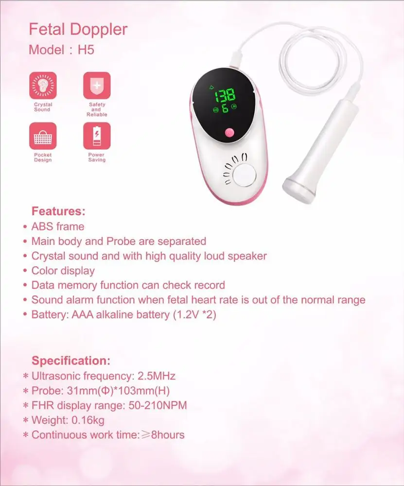 
Fetal doppler 