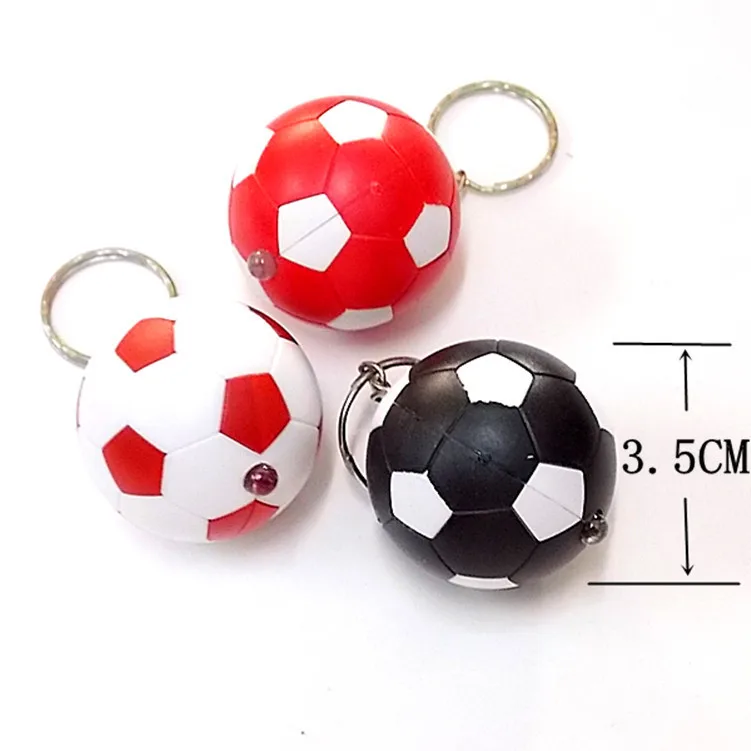 
football with flash light keychain for souvenir promotional goods 