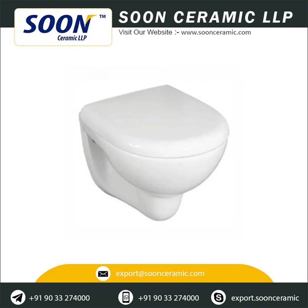 Good Quality Wall Hung Closet Western Toilet Wall Hung Closet for Bathroom Sanitary Wear Bulk Supply