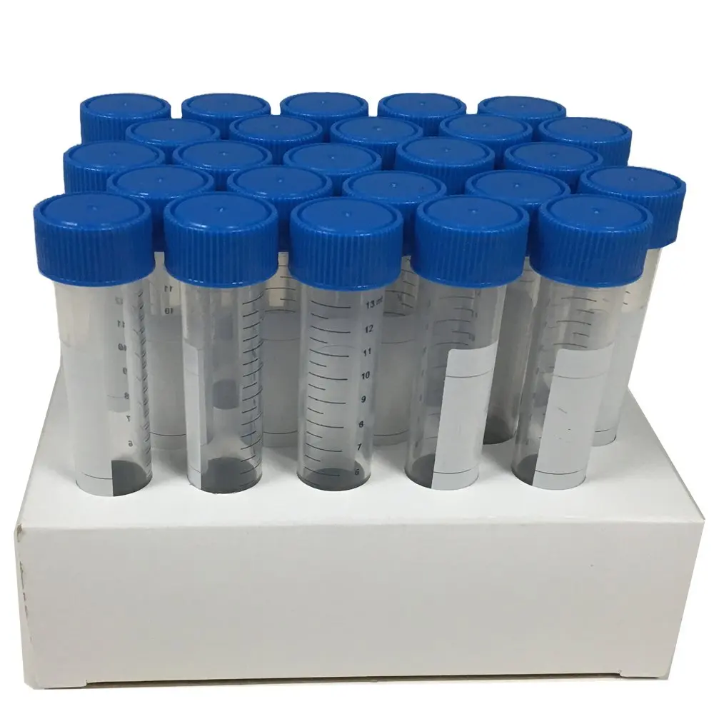 50ml polypropylene centrifuge tubes with attached caps - sterile