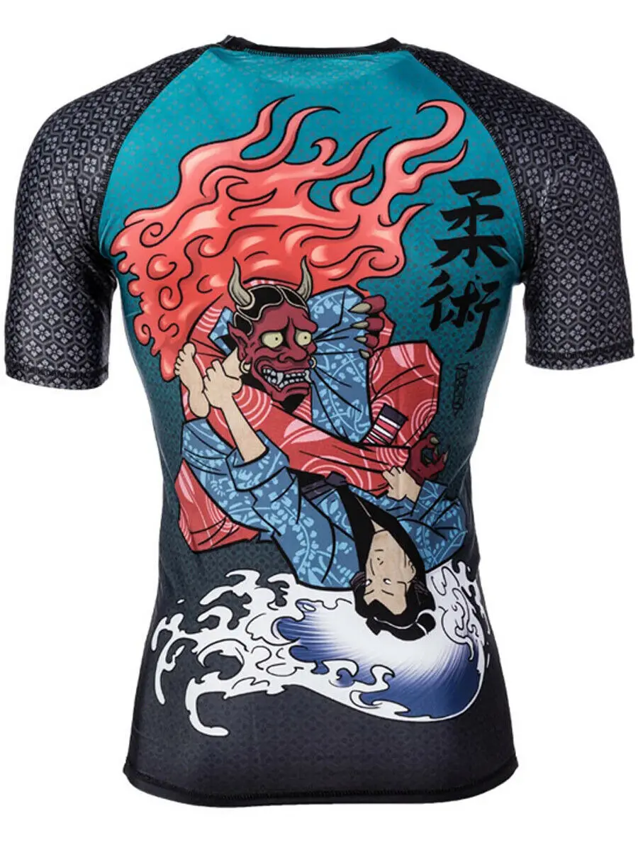 Новый дизайн США лидер продаж оптовая продажа с длинным рукавом пользовательский Rashguard полностью сублимированный OEM MMA BJJ