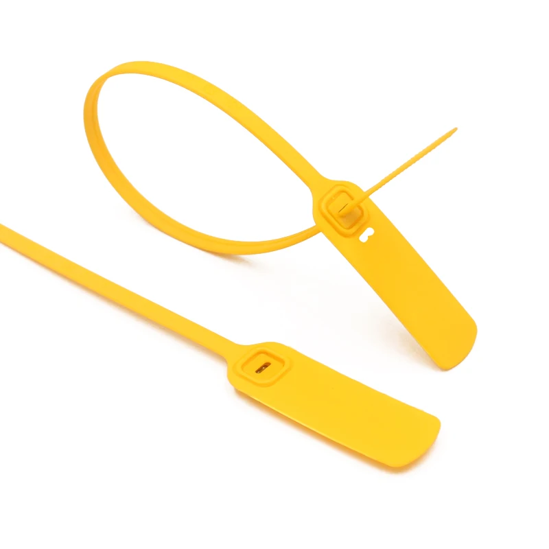 PN-PS2101 пластиковые пронумерованные охранные пломбы для водонепроницаемый пользовательские премиум красный банка с пластиковой пломбой одежды логотипом