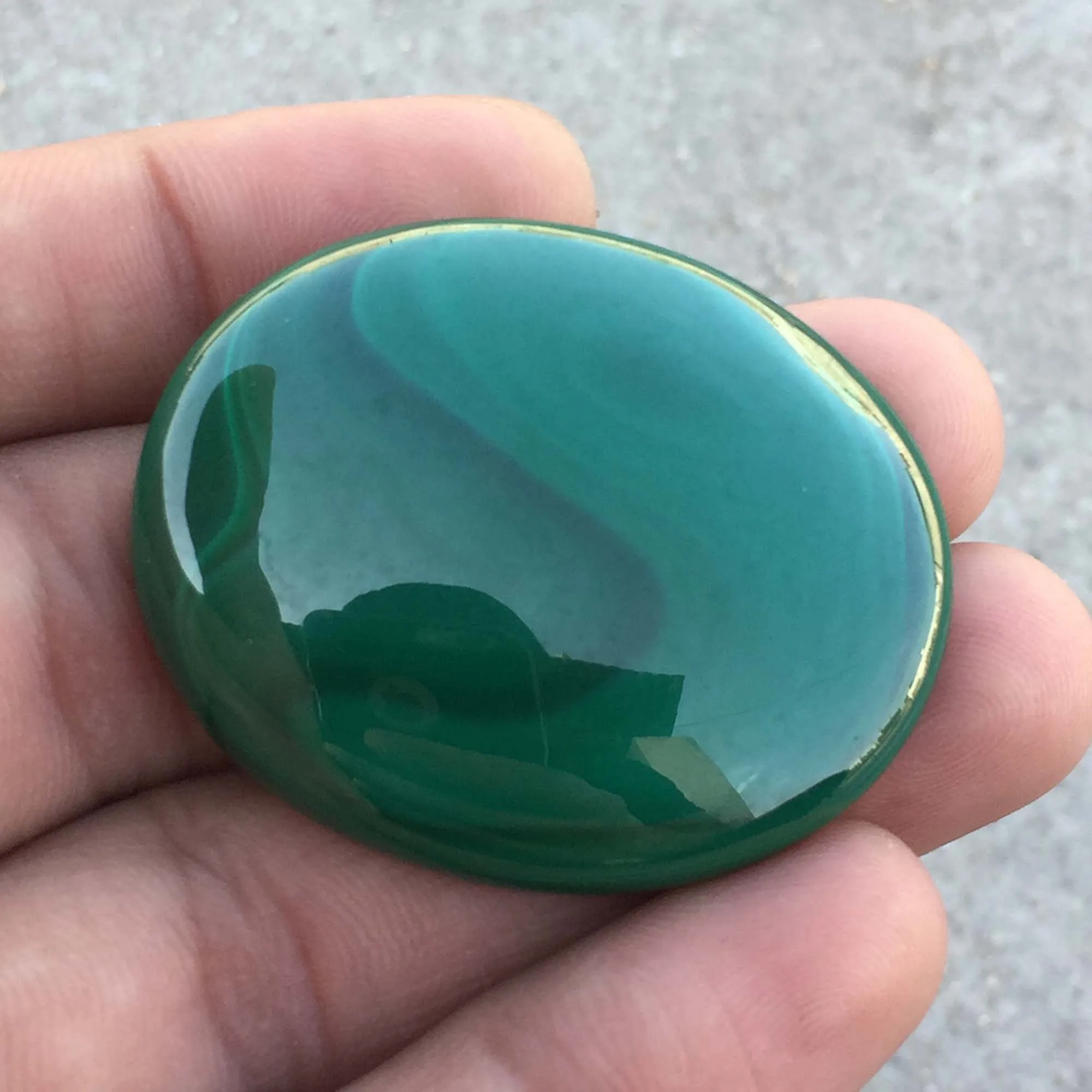 
Malachite Cabochon Semi-Precious Jewelry Making Stone High Quality Hand Polish Malachite Gemstone 
