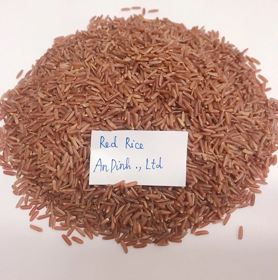 100% высококачественный рис с длинным зерном органический красный натуральный безвредный богатый витаминами и минералами из Вьетнама