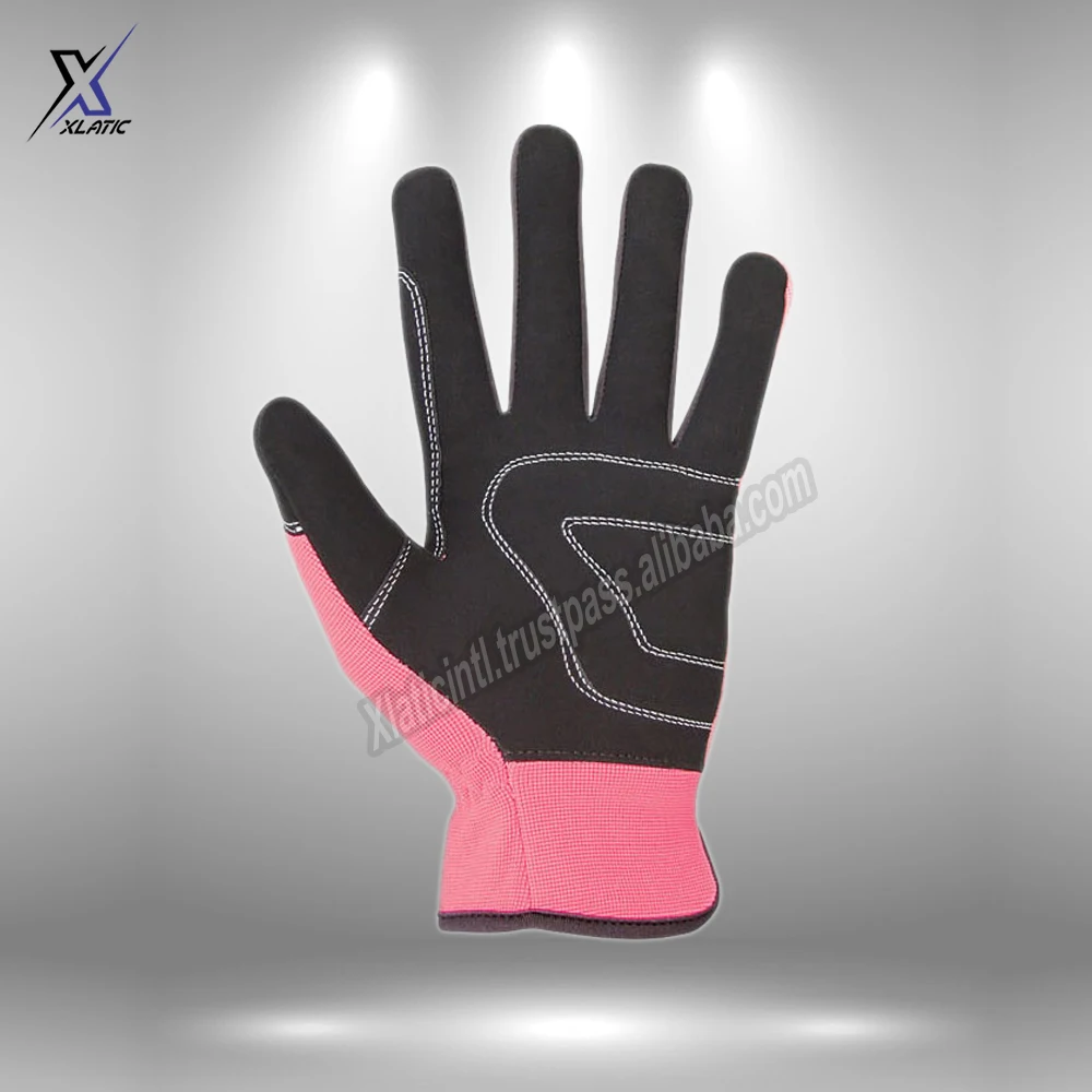 New Arrival Breathable Cowhide Leather Palm Gardening truck driving safety hand working leather glove for home trees plants