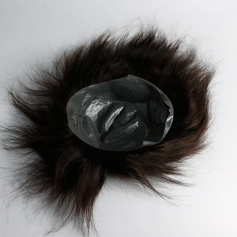 High quality Natural Hairline Man Wigs Hair System Natural 100% Human Hair Toupee For Men