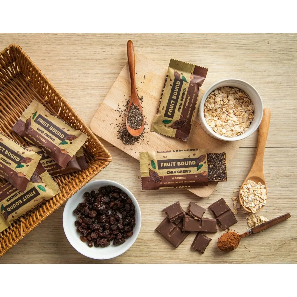 Fruit Bound Protein Bar Delicious Sugar Free Treats 40 grams  For Health Conscious From Thailand