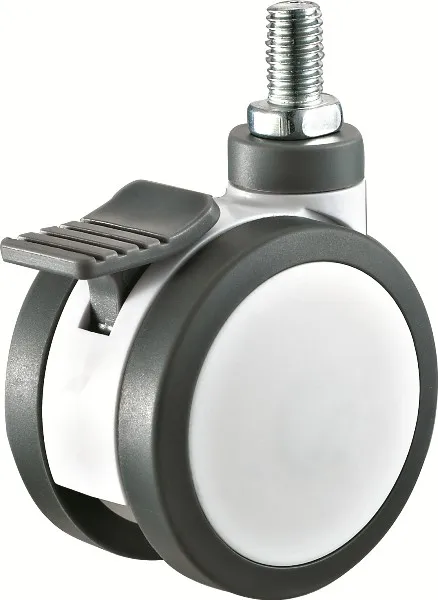 3 inch Threaded Stem Medical Swivel Caster Wheels