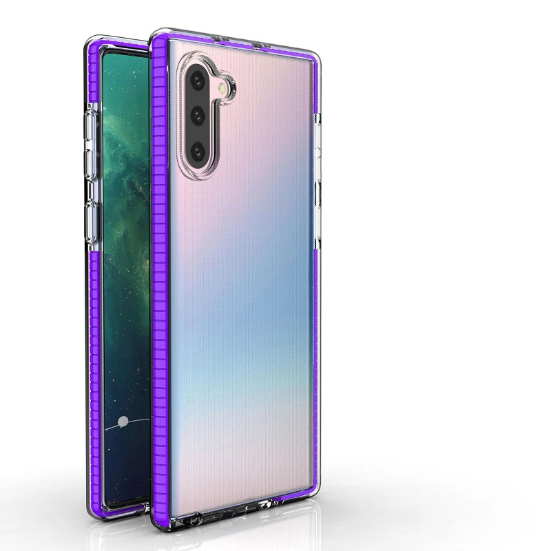 Высокая Оптовая Продажа ударопрочный прозрачный ТПУ Мягкий TPE Чехол для мобильного телефона Samsung Galaxy Note 10 чехол