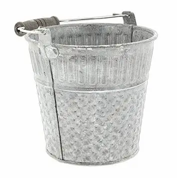  Оцинкованная экономичная винтажная Ведерко для дома и сада декоративная железная цветов с ручкой металлический цветочный горшок