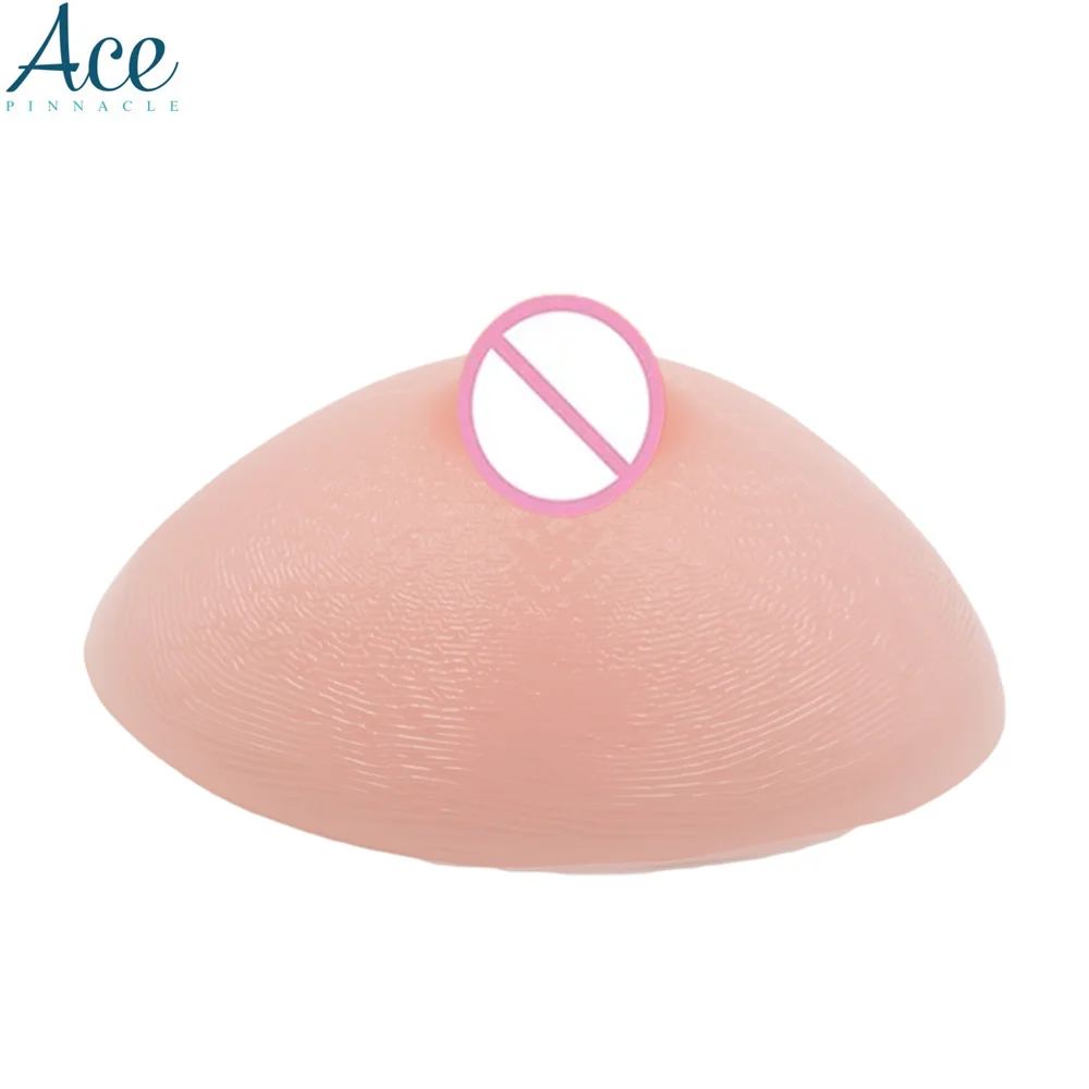 Высокое качество, сертификат, телесные самоклеящиеся треугольные груди 700 г, большие груди для мастэктомии